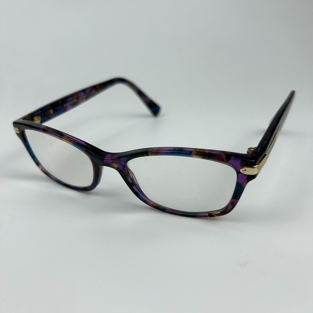 Coach HC6065 5288 Unisex Eyeglasses Frame Confetti Purple Full Rim 45-17-135 mm